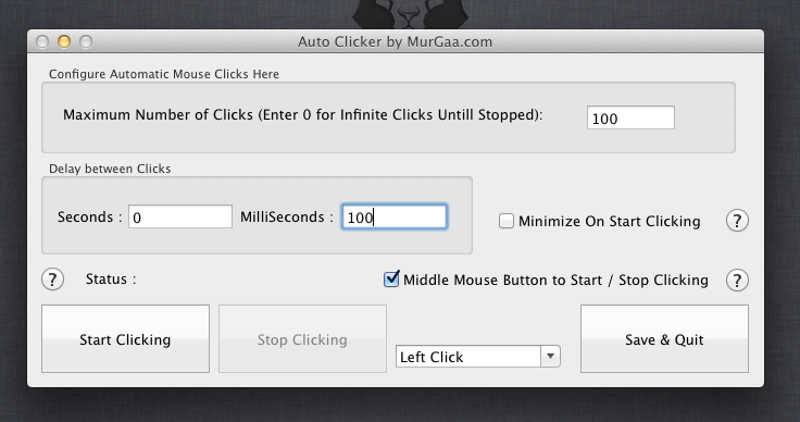 make a auto clicker for mac using script editor